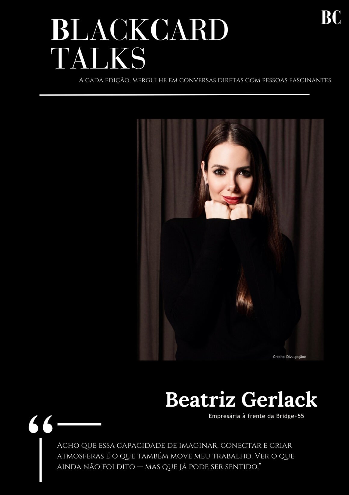 BlackCard Talks — Beatriz Gerlack