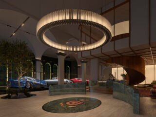 Residencial de R$ 700 milhões terá hall transformado em galeria para exposição de supercarros
