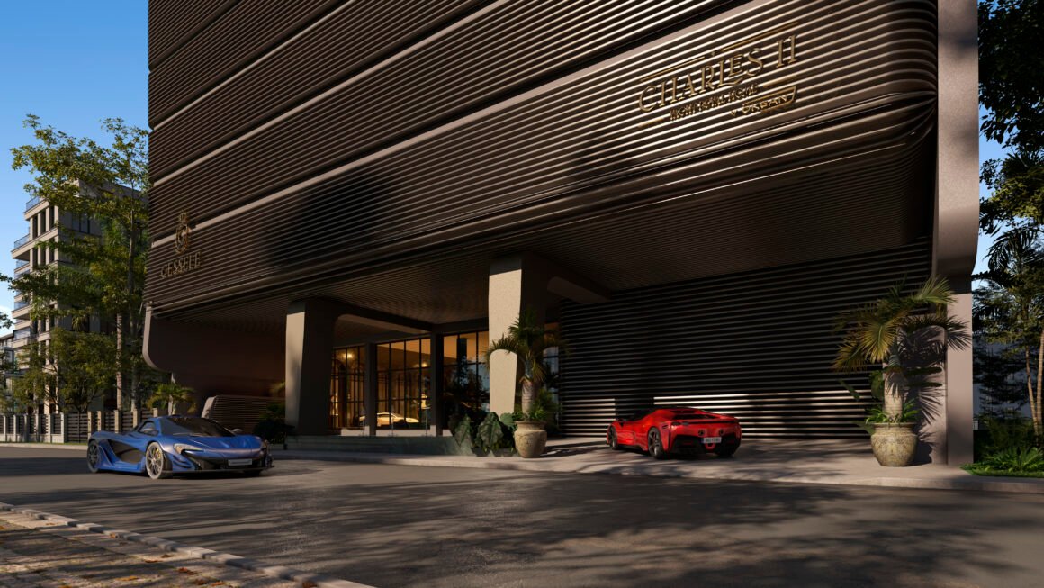 Residencial de R$ 700 milhões terá hall transformado em galeria para exposição de supercarros