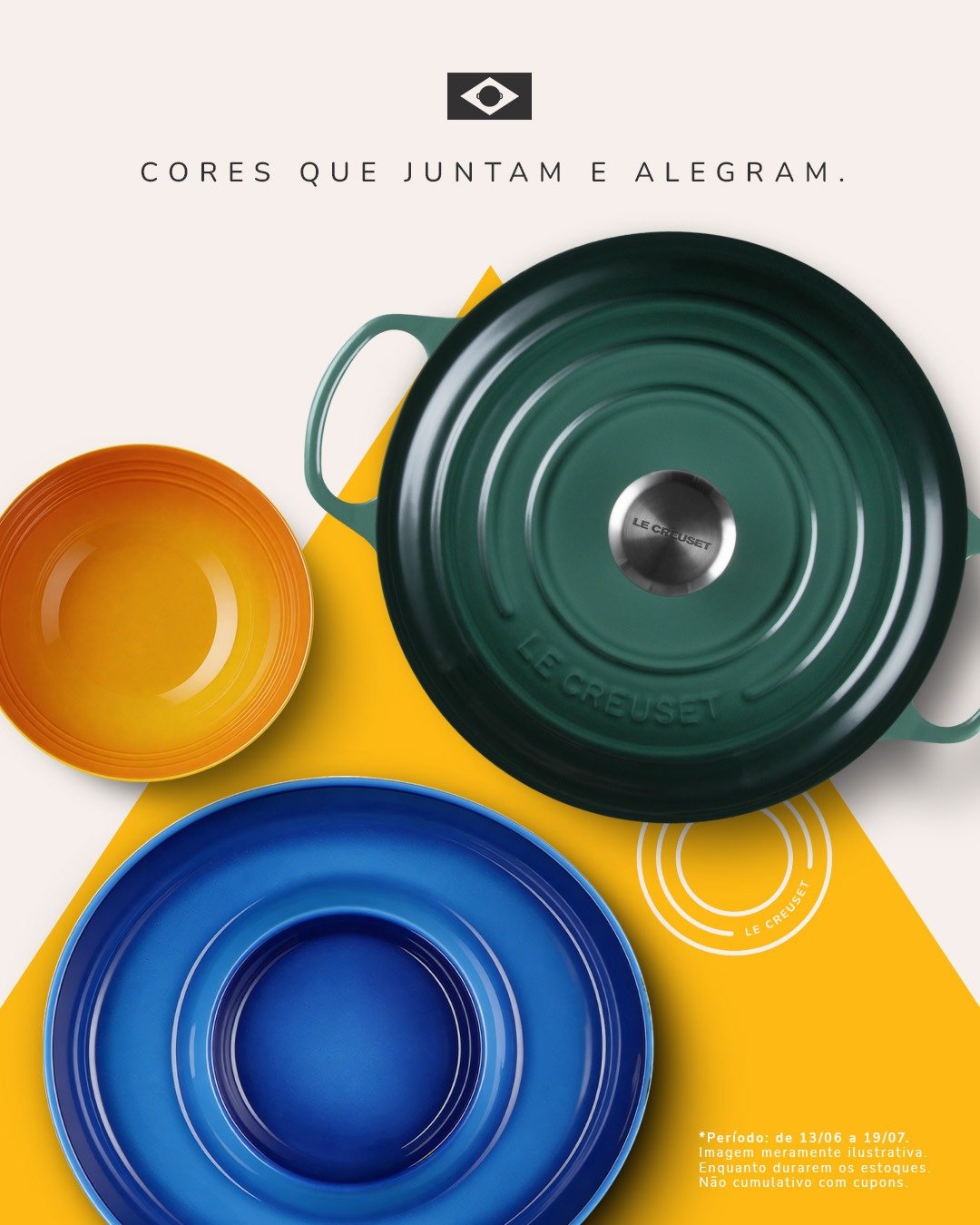 Le Creuset lança kits inspirados nos países da Copa para transformar cada jogo em uma celebração