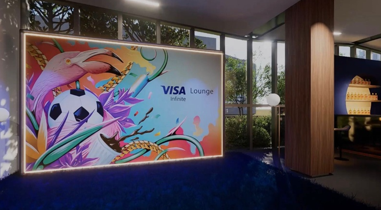 Visa inaugura lounge exclusivo em Miami para clientes Visa Infinite durante grande evento esportivo internacional