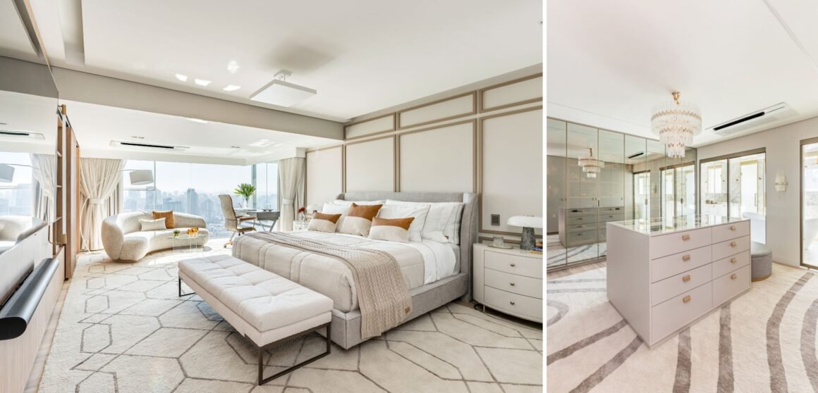 Penthouse de 400 m² transforma cobertura em refúgio de luxo suspenso sobre São Paulo