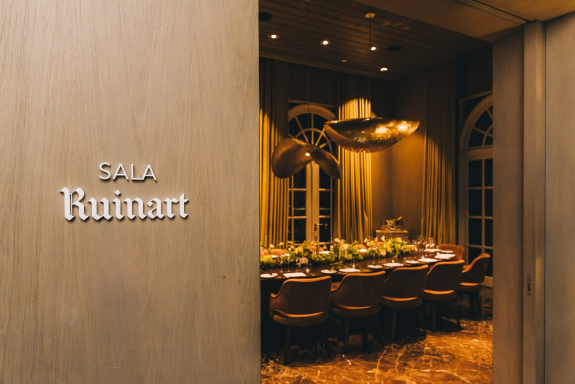 Ruinart inaugura sala exclusiva no Tangará Jean-Georges, no Palácio Tangará
