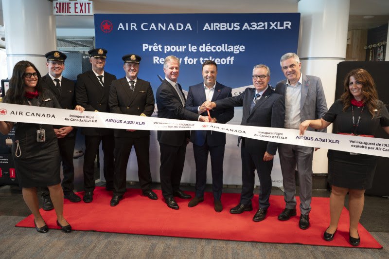 Air Canada inaugura nova era com estreia do Airbus A321XLR