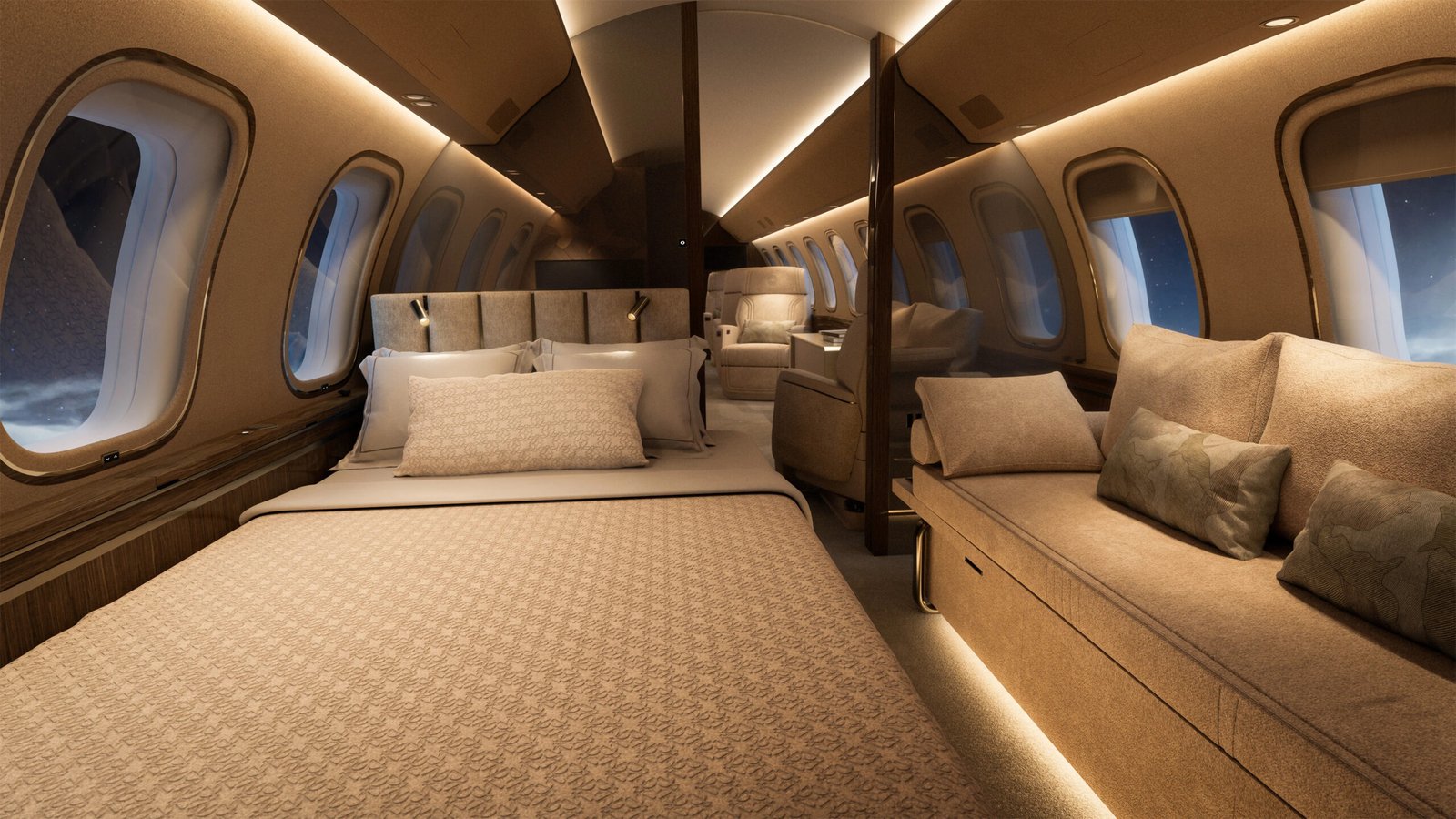 Bombardier e ELIE SAAB unem aviação executiva e alta costura em cabine exclusiva para o Global 8000