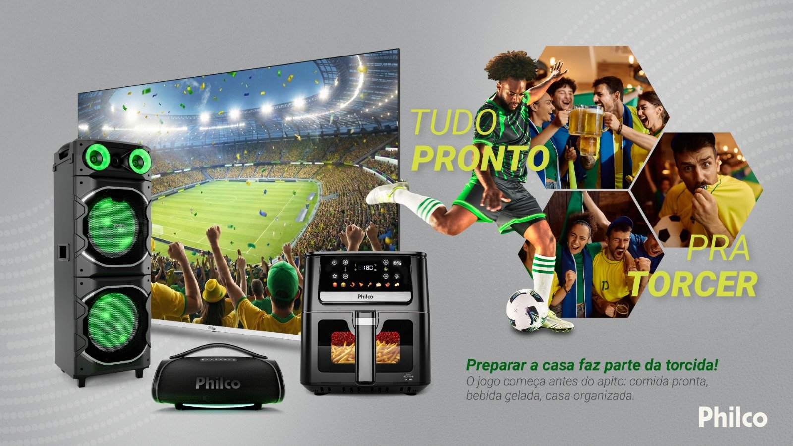 Philco leva tecnologia e ativações interativas à Arena Brasileira