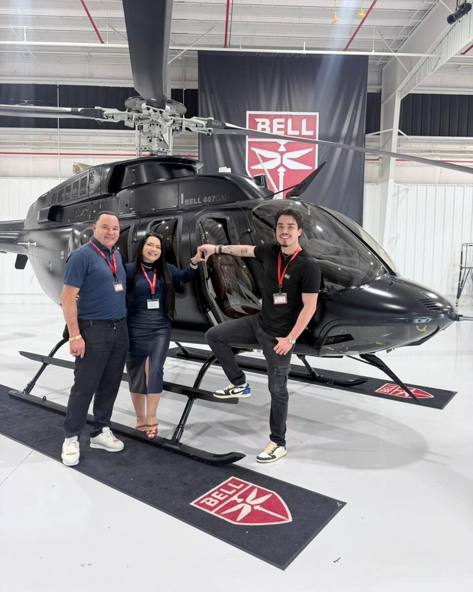 Helicóptero Bell 407GXi chega ao Brasil e marca nova fase da Master Trading na aviação executiva