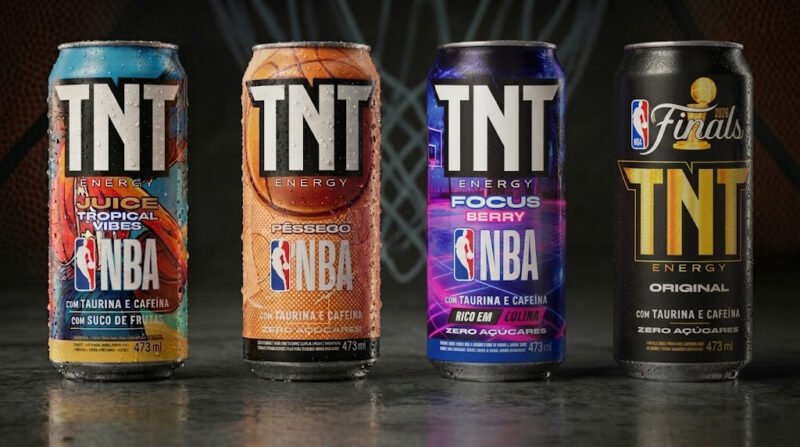 Parceria entre TNT Energy e NBA ganha novos sabores em latas colecionáveis