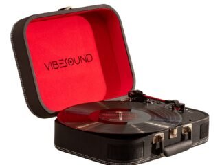 VibeSound Classic une nostalgia dos LPs e tecnologia em vitrola portátil