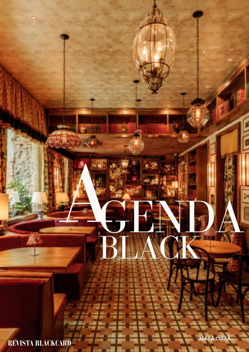 Capa Agenda Black da Revista BlackCard