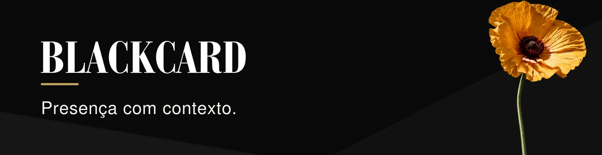 BLACKCARD — Presença com contexto.