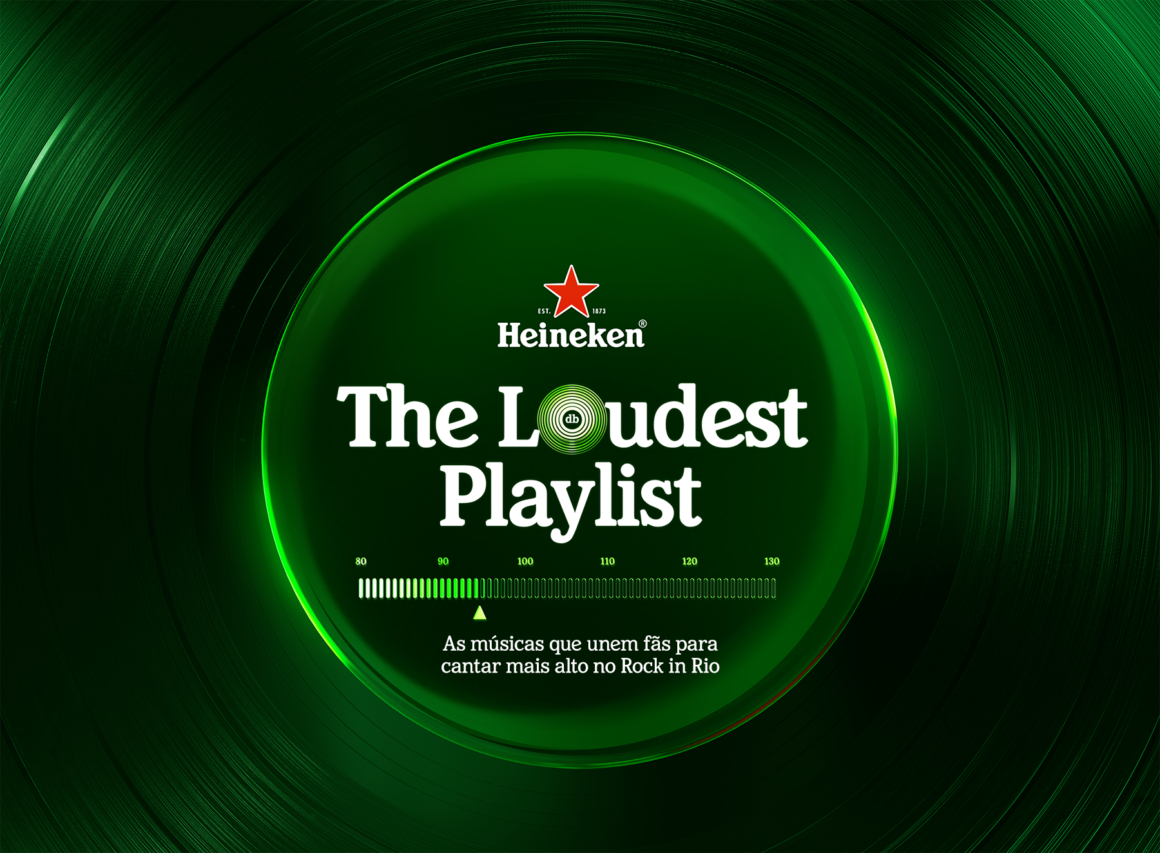 Heineken e Spotify transformam o canto do público do Rock in Rio em playlist