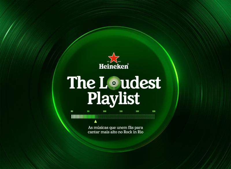 Heineken e Spotify transformam o canto do público do Rock in Rio em playlist