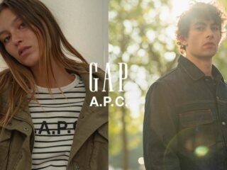 Campanha da coleção Gap e A.P.C. 2026