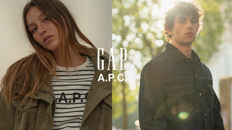 Campanha da coleção Gap e A.P.C. 2026