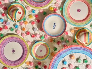 Le Lis Casa lança Candy, coleção de porcelanas para sobremesa e café