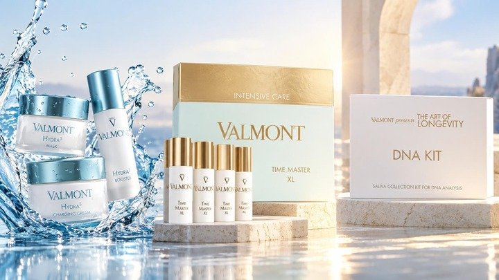 Valmont amplia ritual de beleza com HYDRA3 e TIME MASTER XL