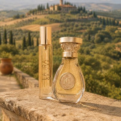 Laura Geller estreia na perfumaria com Tuscan Sun