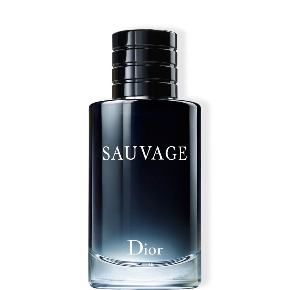 Frasco do perfume Dior Sauvage Eau de Toilette de 100 ml.