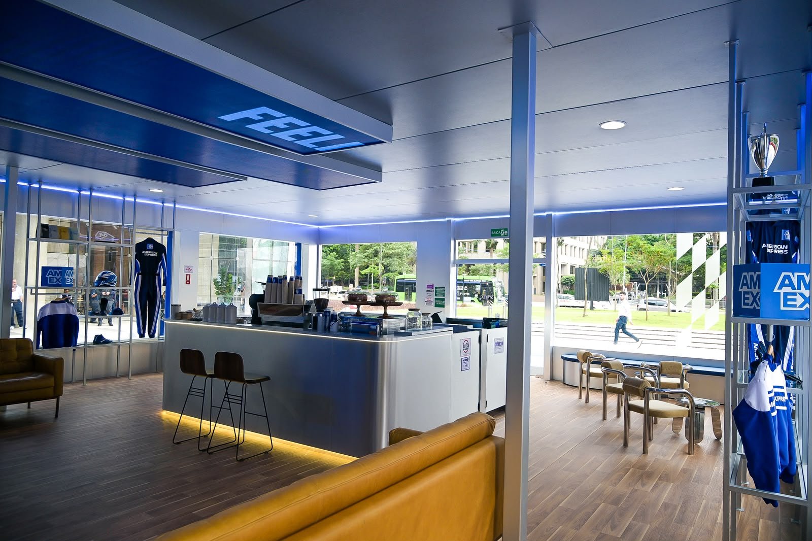 American Express leva a Fórmula 1 à Faria Lima com o The Coffee Stop