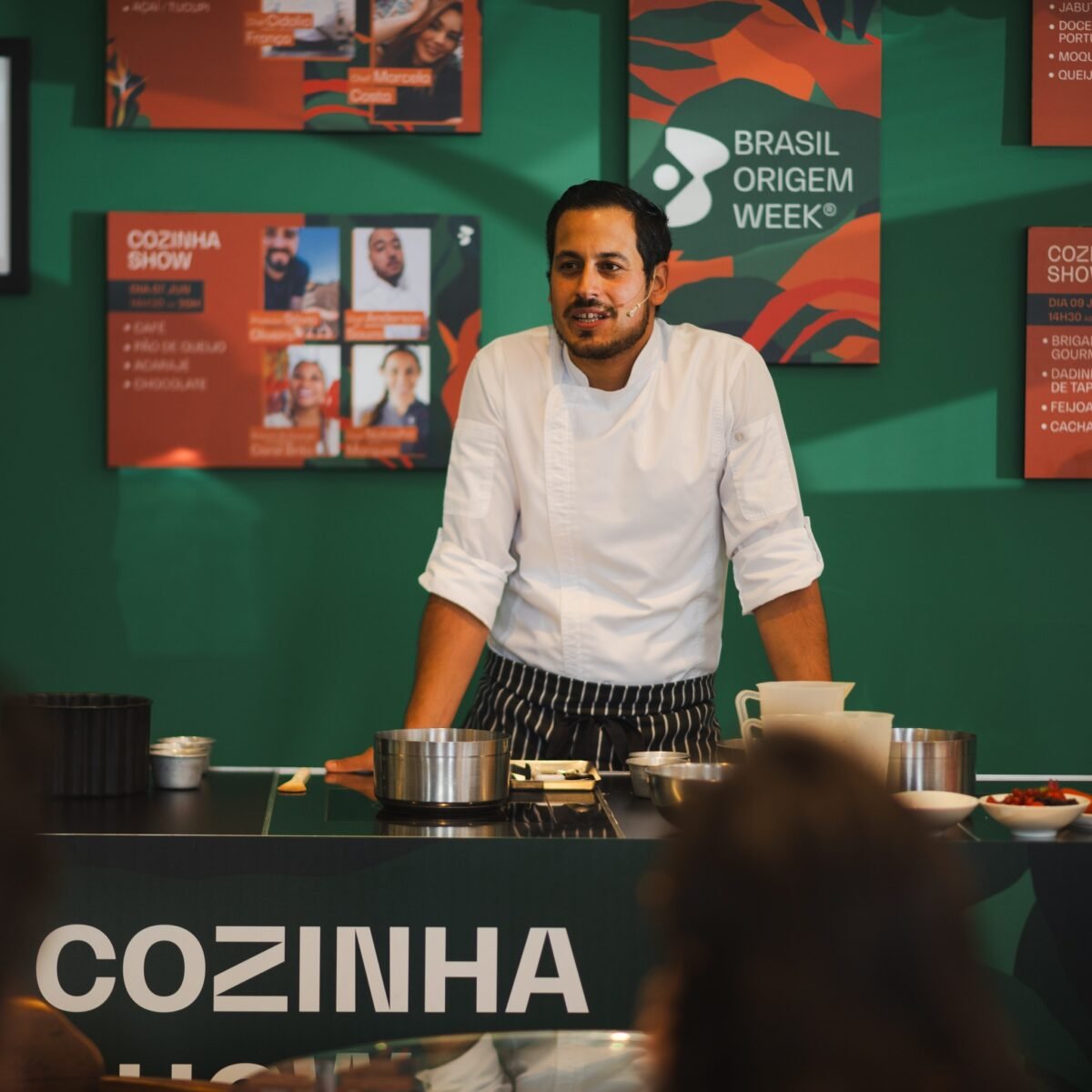 Chef se apresenta no Cozinha Show da Brasil Origem Week