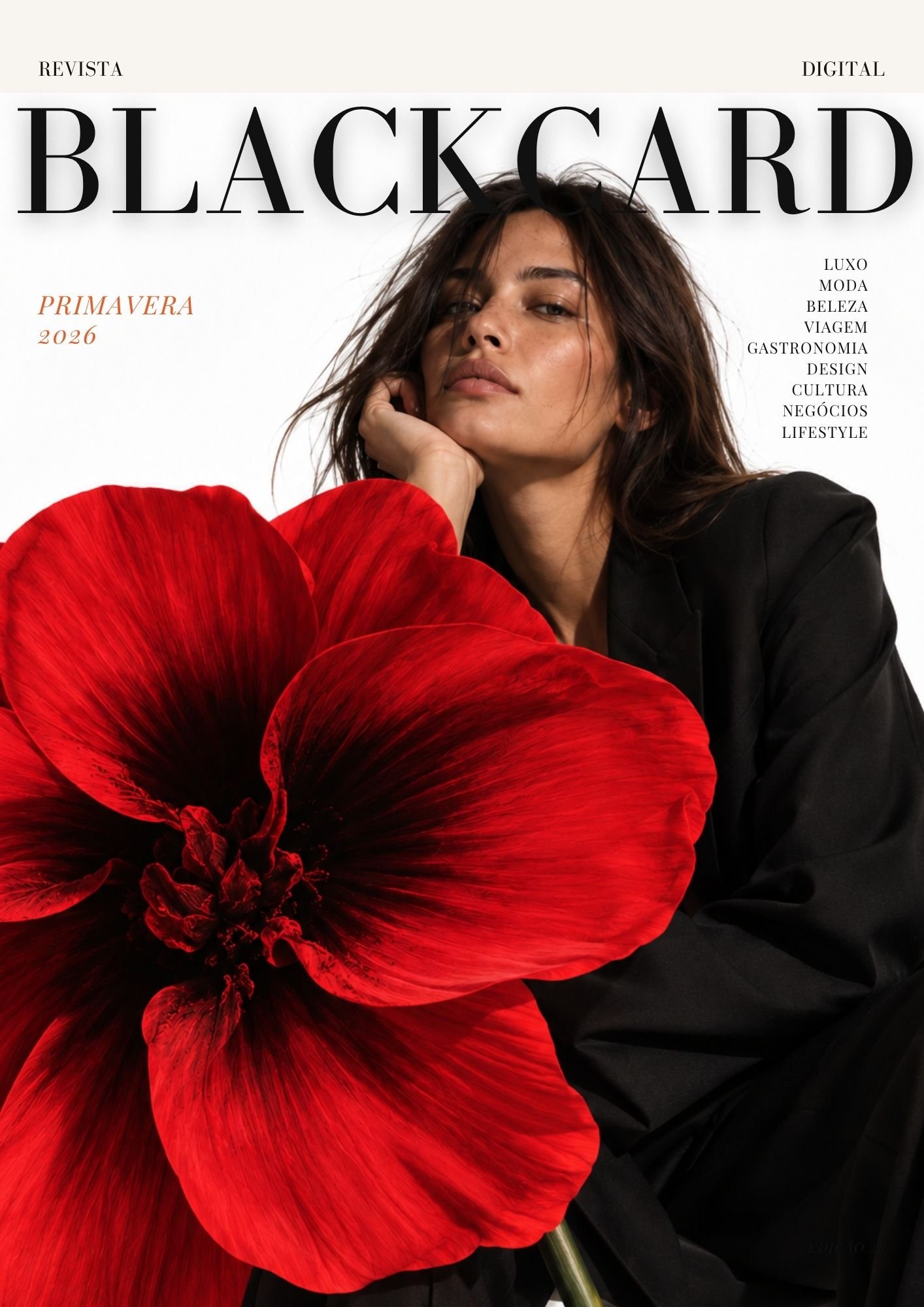 Capa da Revista BlackCard Digital #29, Primavera 2026